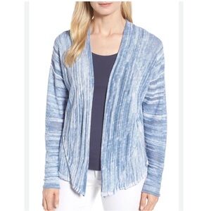 NIC+ZOE Linen Blend Open Front Lightweight Cardigan, Size 2X, NWT